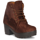 Ishransh - Brown Women's Ankle Length Boots - None