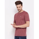 Lycos - Cotton Blend Regular Fit Maroon Mens T-Shirt ( Pack of 2 ) - None