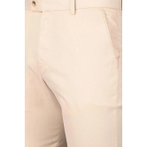 MANCREW - Beige Viscose Slim - Fit Mens Formal Pants ( Pack of 1 ) - None