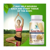 VEDAPURE Organic Safed Musli Capsule Helps in Bones & Joints Boosts Energy, Immunity & Stamina 1000mg 60 Capsules (Pack of 1)