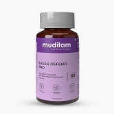 Muditam Sugar Defend Pro | Helps to manage | Weight Management | SUGAR FREE | Helps to regenerate B - cells | Sugar Care Vegan friendly | Pack of 1 Bottle | 60 tablets.