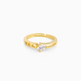 Golden Zircon Bliss Ring