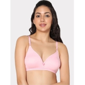 IN CARE LINGERIE - Pink Cotton Non Padded Womens Plunge Bra ( Pack of 1 ) - None