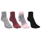 Women Ankle Length Wool Thumb Socks - PO4