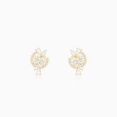 The White Periwinkle Earrings