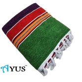 AYUS Cotton Acrylic Soft Velvet Finish Multi Purpose Galicha Dari/Satranji/Carpet (Multicolour, 56x 86 Inch)