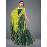 ANAND SAREES - Green Georgette Saree Without Blouse Piece ( Pack of 1 ) - Green