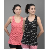 Dollar Cotton Blended Tanks - Multi Color Pack of 2 - None