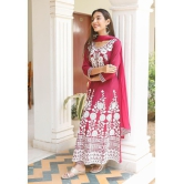 AMIRA'S INDIAN ETHNICWEAR - Red Rayon Women's Stitched Salwar Suit ( ) - M