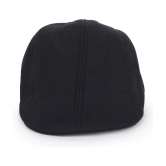 Zacharias Black Cotton Mens Cap ( Pack of 1 ) - Black