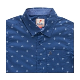 JusCubs Boys Cotton Toddlers All Over Print Shirt - Navy Blue (Pack of 1) - None