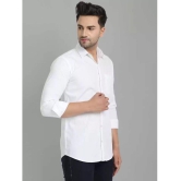 Life Roads - White Cotton Slim Fit Mens Casual Shirt ( Pack of 1 ) - None