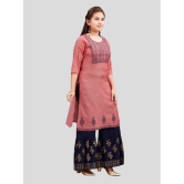 Aarika Pink Cotton Girls Kurta and Sharara Set ( Pack of 1 ) - None