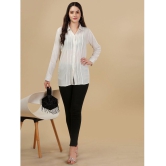 gufrina White Viscose Womens Regular Top ( Pack of 1 ) - None