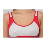 Kiran Enterprises Multicolor Cotton Non Padded Womens T-Shirt Bra ( Pack of 3 ) - None