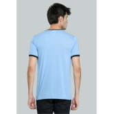 LEEBONEE - Blue Cotton Blend Regular Fit Men's T-Shirt ( Pack of 1 ) - None