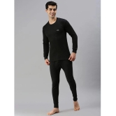 Lux Cottswool Cotton Blend Mens Thermal Sets ( Black ) - None