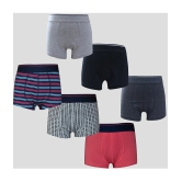 Ariel - Multicolor Cotton Boys Trunks ( Pack of 6 ) - None