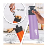 Milton Atlantis 400 Thermosteel Insulated Water Bottle, 350 ml, Purple | Hot and Cold | Leak Proof | Office Bottle | Sports | Home | Kitchen | Hiking | Treking | Travel | Easy To Carry | Rus