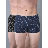 Pack of 2 Dollar Bigboss Assorted Printed Cotton Blend Men Trunk - None