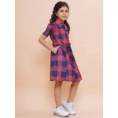 Arshia Fashions Red Viscose Girls Shirt Dress ( Pack of 1 ) - None