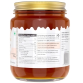 Farm Naturelle Healthy Ginger Infused Honey 700g + 75g Extra |100% Pure Honey| Raw & Unfiltered|Unprocessed|Lab Tested Honey In Glass Jar with Engraved Virgin Wooden Spoon