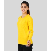 ferocious - Yellow Cotton Regular Fit Womens T-Shirt ( Pack of 1 ) - None