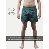 Mens Cotton Assorted Boxers 2 Pcs Pack