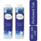 Beautisoul Body Talcum Powder Ice Cool Talc 600 gm Pack of 2