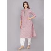 JC4U - Pink Rayon Womens Straight Kurti ( Pack of 1 ) - None