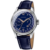 Newman Blue Leather Analog Mens Watch