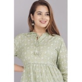 JC4U - Green Cotton Women's Ethnic Top ( Pack of 1 ) - None