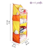 PrettyKrafts Fun Hanging Rack with Folding Wall Hanging Shelves,