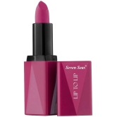 Seven Seas Lip To Lip Matte Lipstick | High Coverage | High Intensity Lipstick (Claret)