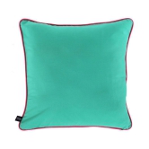 Hugs'n'Rugs Cotton Green Cushion Covers Pack of 2 (40 x 40 cm ) 16 x 16 - Green