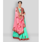 ofline selection - Multicolor Silk Blend Saree With Blouse Piece (Pack of 1)