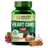 Himalayan Organics Heart Care Supplement with Arjuna Bark, Grape seed,Cinnamon, Garlic 60 Veg Tab