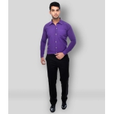 DESHBANDHU DBK - Purple Cotton Regular Fit Mens Formal Shirt (Pack of 1) - None