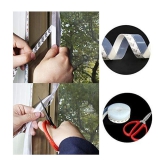 GEEO Weather Stripping Door Seal Strip, 33FT Silicone Seal Strip Door Strip Bottom ,Door Weather Stripping Sealing Tape for Windows, Doors,and Shower Glass Gaps Transparent 45MM