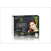 Soundarya Herbs Activated Charcoal Bamboo Facial Kit - 140g | Natural Detoxifying and Purifying