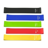 Resistance Bands Set for Men and Women, Pack of 5 Different Levels Elastic Band for Home Gym Long Exercise Workout – Great Fitness Equipment for Training, Pack of 1 - Multi Color