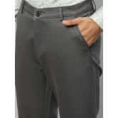 Rodamo  Men Grey Slim Fit Trousers