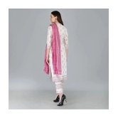 MAUKA - Pink Rayon Womens Straight Kurti ( Pack of 1 ) - None