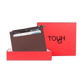 Tough Brown Pure Leather Card Holder Wallet - Brown