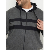 AUSTIVO Fleece Hooded Mens Sweatshirt - Grey ( Pack of 1 ) - None