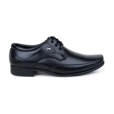 Action Office Artificial Leather Black Formal Shoes - None