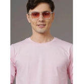 Paul Street - Light Pink Cotton Blend Slim Fit Mens T-Shirt ( Pack of 1 ) - None