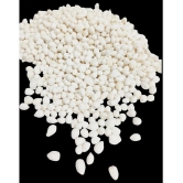 Vardhman 400 Natural Dry White Gajra Beads Dana for Jewelry Making, Gajra, Flower Jewelery