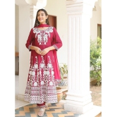 AMIRA'S INDIAN ETHNICWEAR - Red Rayon Women's Stitched Salwar Suit ( ) - M