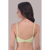 Elina - Green Cotton Heavily Padded Womens Plunge Bra ( Pack of 1 ) - None